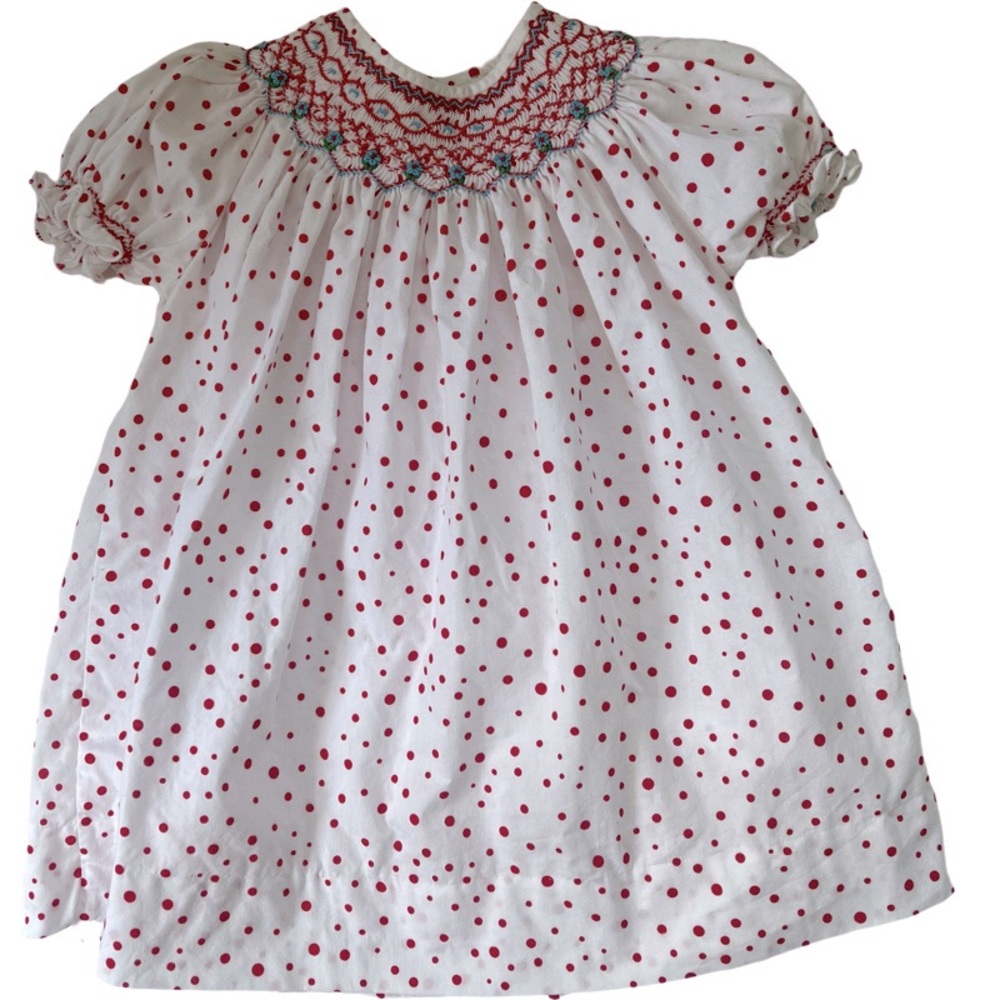 Carriage Boutique Smocked Bishops Dress.